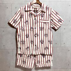 WEIRDO ウィアード セットアップ シアサッカー オープンカラー シャツ