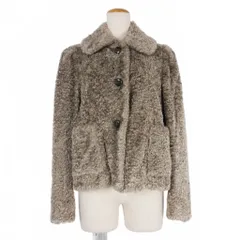 マークバイマークジェイコブス MARC by MARC JACOBS ボア ショートコート ジャケット XS グレーベージュのサムネイル