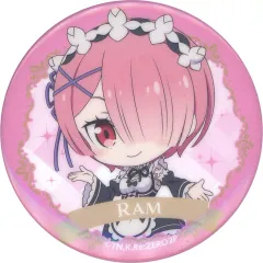 【中古】バッジ・ピンズ ラム 缶バッジ 「Re：ゼロから始める異世界生活 ラムとレムがいっぱいたまみくじ-誕生日生活ver.-」