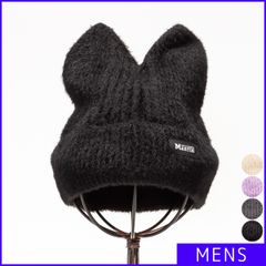 【新品・未使用】 ねこみみニット帽 メンズ レディース ユニセックス ニットキャップ ワッチキャップ ネコ耳 ねこ耳 可愛い かわいい 韓国 猫耳 おしゃれ ニット 小顔効果 防寒 大学生 カジュアル 帽子 即購入可 まだ ブラック 黒 STY-63839