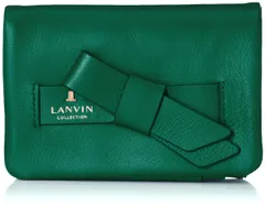 [ランバンコレクション] 二つ折り財布 ラペリパース 65-6611 レディース グリーン