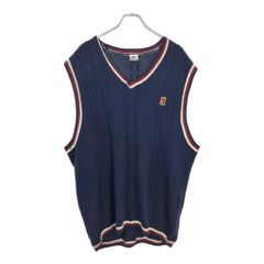 90's NIKE ケーブルニット ベスト - メルカリ