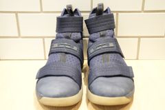 美品【NIKE】27.5cm 844378-444  LeBron Zoom Soldier 10 “Midnight Navy”