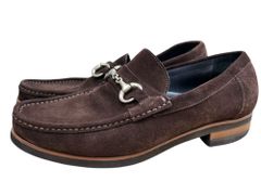 HILTON (ヒルトン) レザーシューズ スウェード ビッド ローファー 28cm US10 ブラウン メンズ/027