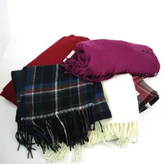 ローリーズファーム/エニィファム他 マフラー ストールなど カシミヤ混他 5点セット まとめて 大量 ブランド レディース 【中古】