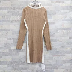 ◎ 美品 GYDA SACREDニットタイトワンピース 01423