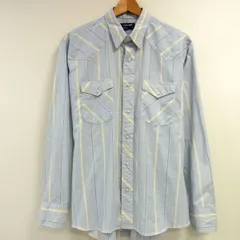 80's オリジナルヴィンテージ USA製 Wrangler ラングラー 長袖ウエスタンシャツ ストライプ ホースタグ メンズ