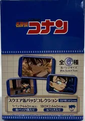 未開封　名探偵コナン　スクエア缶バッジコレクション　1BOX