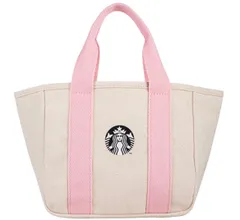 台湾 Starbucks ピンクチェリー パッチワーク メッシュバッグ 台湾 Starbucks ピンクチェリー パッチワーク メッシュバッグ