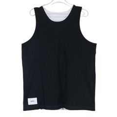 美品 WTAPS ダブルタップス 24SS AII/TANK TOP/CTPL.SIGN 241ATDT-CSM39 エーアイアイ リバーシブル タンクトップ コットン ポリエステル サイン ノースリーブ カットソー サイズ03(L) jun