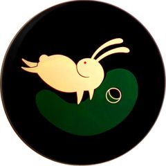 螺鈿細工 飾り盆 月明かりとブラッキー ポケモンセンターカナザワ