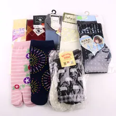 チュチュアンナ他 靴下 8点セット 未使用 2本指 など まとめて 大量 ソックス レディース tutu anna etc. 【中古】