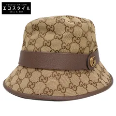 美品　GGキャンバス フェドラハット　ベージュ 値下げ可能 グッチ 小物GGキャンバス フェドラハット | GUCCI® JP