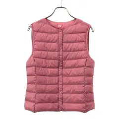 ユニクロ ウルトラライト ダウンベスト S ピンク系 UNIQLO レディース