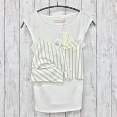 新品【 31 Sons de mode 】トランテアンソンドゥモード バックリボンニットビスチェ オフホワイト Size.36