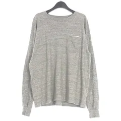 キャプテン サンシャイン KAPTAIN SUNSHINE West Coast Long Sleeved Tee Tシャツ カットソー 長袖 38 グレー/ミントグリーン KS20SCS07のサムネイル
