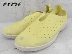 ◇ ALPHA CUBIC アルファキュービック パンチング ウェッジソール スリッポン シューズ サイズ6.5 イエロー レディース 【中古】 【1002800533466】のサムネイル