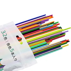 新着商品 32色 160本セット PCL 3Dペンフィラメント詰め替え 教育機関推奨 3Doodler Start+専用PCLフィラメント 各色5本×15cm（合計2400cm）低温印刷対応 供向け安全認証済み クリエイティブ教材用詰替えパック