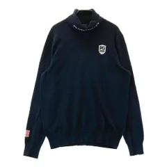 サイズ：0 PEARLY GATES パーリーゲイツ  タートルネック ニットセーター  ネイビー系 [240101461045] ゴルフウェア レディース ストスト