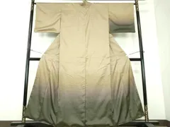 平和屋着物●訪問着　お召地　菱文　暈し染め　鈴乃屋扱い　正絹　逸品　DAAX4513ps