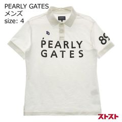 PEARLY GATES パーリーゲイツ 半袖 ポロシャツ メゾン柄 白 L - メルカリ