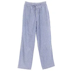 【中古】ブルックスブラザーズ Brooks Brothers コットン ストライプ イージーパンツ ライトネイビーxイエローxライトブルー【サイズS】【メンズ】のサムネイル