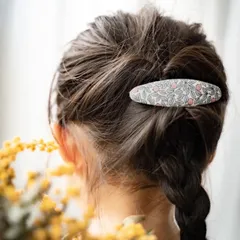 𝒩𝑜.1 オーバル パッチンピン 6.6cm リバティ柄