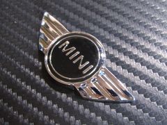 ● BMW MINI cooper ミニ クーパー クロームメッキ仕＆BLACK スモールサイズ エンブレム！