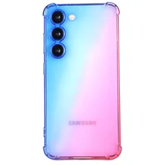 Galaxy S23 ケース SC-51D SCG19 ギャラクシーs23  グラデーション耐衝撃 ソフト ケース 【Color】 ブルー・ピンク