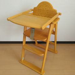 アンパンマン　木製ハイチェア / ベビーチェア/ 子ども椅子