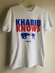 デザイン良！　Khabib Knows　Rossian fighter Tシャツ　バビブヌルマゴメドフ　Y2K