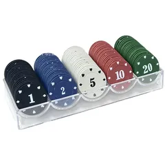 TOMMYFIELD カジノチップ カジノ チップ ポーカーセット カジノ ゲームチップ ゲーム (小) [並行輸入品]