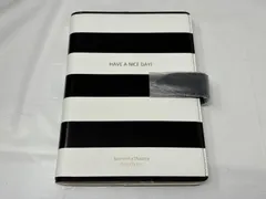 ◆未使用 保管品 SamanthaThavasa サマンサタバサ 手帳カバー 白黒 ボーダー柄◆17283