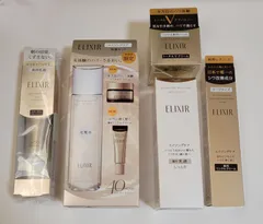 エリクシール エイジングケア 化粧水 体感セット ａＣＷ、エマルジョン、朝用乳液、トータルVファーミンクリーム、リンクルクリームL