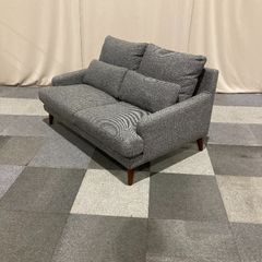 【中古】 TRAMOD グレー グゥファルダユーロデザインソファ２Ｐ