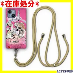 スカラー ScoLar デザイン iPhone14互換品 ケース スマホショルダー アイフォン14互換品 スマホケース ショルダーストラップ ショルダーケース スマホストラップ カバー スマホカバー メルヘン キノコ 虹 ハート ピンク い デザイン 907