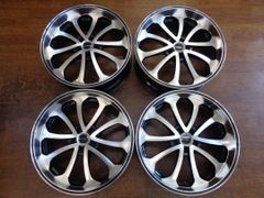 8.5J-20インチ 5H114.3 +35 M'z Speed juno Babel 社外 中古 ホイール 4本 30系アル&ヴェルなどに♪