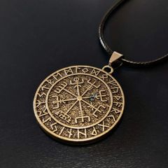 vegvisir 羅針盤 ペンダント　ルーン・ガルドゥル　 Amulet Pendant アミュレット　お守り　ヴァイキング　北欧神話　オーディン