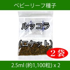 ベビーリーフ種子 B-29 ルッコラ（ロケット）2.5ml約1100粒 x 2袋