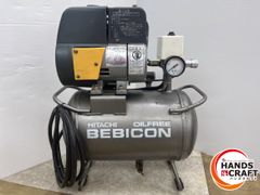 ★日立 HITACHI　ベビコン オイルフリー　0.2LP-7S　12L　100V　コンプレッサー　中古