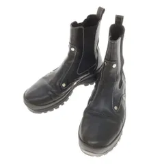 【中古】オーエーオー OAO レザー サイドゴア ブーツ ブラック【サイズ27.5cm】【メンズ】