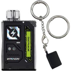 Vapengin7500（ベイプエンジン）God Muscat（ゴッドマスカット）Vapengin7500専用キャップ付きキーホルダーセット ベイプ 本体 持ち運びシーシャ vape 電子タバコ 爆煙