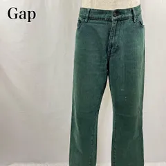 GAP　ギャップ　緑　グリーン　33×32　ストレート　カジュアル　カラーデニム　デニムジーンズ 3448