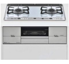 新品・未開封　ビルトインガスコンロ Udea ef（ユーディア・イフ） ライトグレー RS21W26K12RVL [約60cm /都市ガス13A /左強火]
