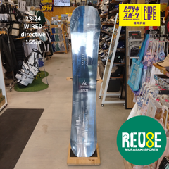 【ムラスポ公式】WIRED ワイヤード　 DERECTIVE ディレクティブ　155cm　23-24　メンズ　未使用　極上品　スノーボード　中古品（USED）