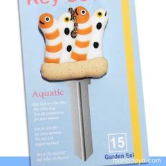 チンアナゴ ニシキアナゴ キーカバー ワールド商事 アクアチックシリーズ かわいいキーキャップ チンアナゴ ニシキアナゴ 入園 入学 通勤 通学 水族館グッズ