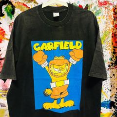 ガーフィールド レトロ Tシャツ 半袖 春 夏 メンズ 新品 XL 2XL ガーフィールドTシャツ キャラクターTシャツ ヴィンテージTシャツ 90sアニメTシャツ アメコミTシャツ レトロファッション コミックTシャツ 古着Tシャツ ポップアートTシャツ