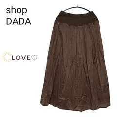 shop DADA ダダ ロングスカート フレア ストライプ柄 綿 コット s1