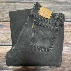 95‘y　USA製　Levi’s 505　ブラックデニムパンツ