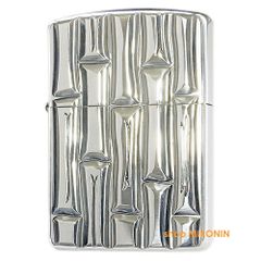 ZIPPO アーマー バンブー 竹柄 深彫り 両面加工 16DC-8 ARMOR ジッポー オイルライター